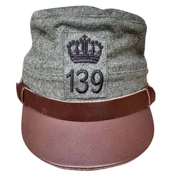 Berretto Modello 1909 da Truppa MARRONE - 139° Reggimento di fanteria Brigata “Bari”