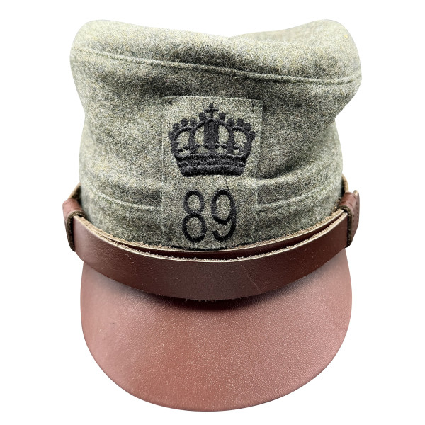 Berretto Modello 1909 da Truppa MARRONE - 89° Reggimento di fanteria Brigata “Salerno”