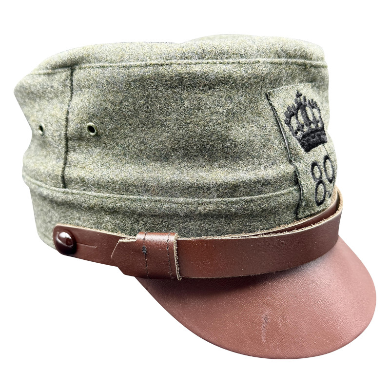 Berretto Modello 1909 da Truppa MARRONE - 89° Reggimento di fanteria Brigata “Salerno”