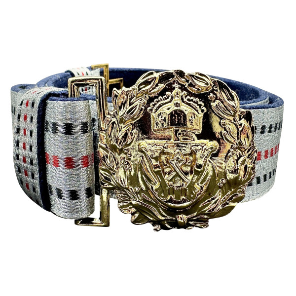 Cintura della Marina Imperiale con Fibbia per Ufficiali WW1