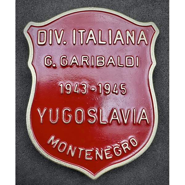 Distintivo Divisione italiana partigiana "Garibaldi" (Montenegro)