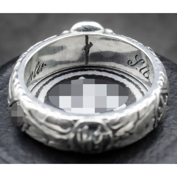•925 Silber• SS-Ehrenring (Totenkopfring) von Kurt „Panzer“ Meyer