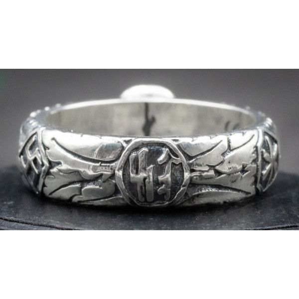 - 925 Silver• SS Honour Ring (Totenkopfring) - CUSTOMIZED
