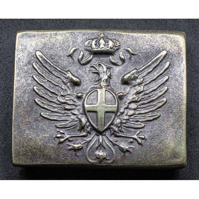 Gürtelschnalle - Königliche italienische Armee 1914 (Variante mit Einzelschleife)