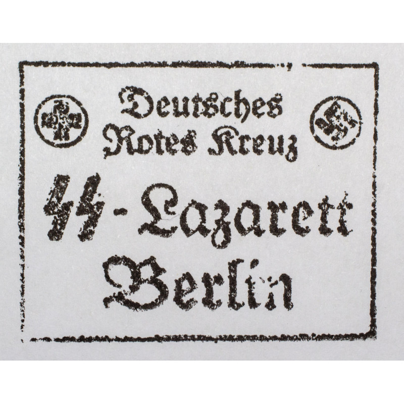 Stamp - DRK SS-Lazarett Berlin