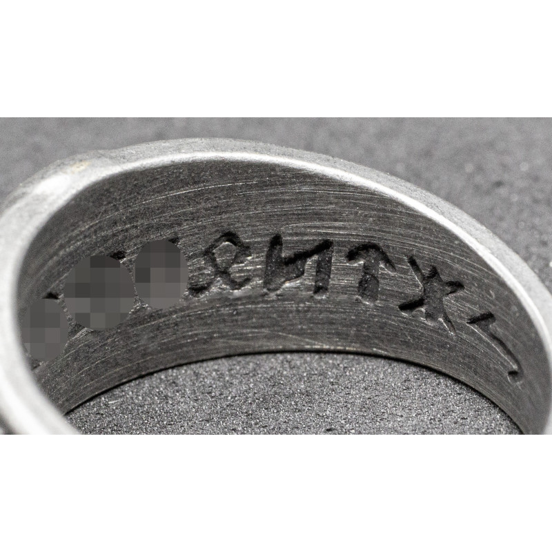 Anello - SS con Rune Incise