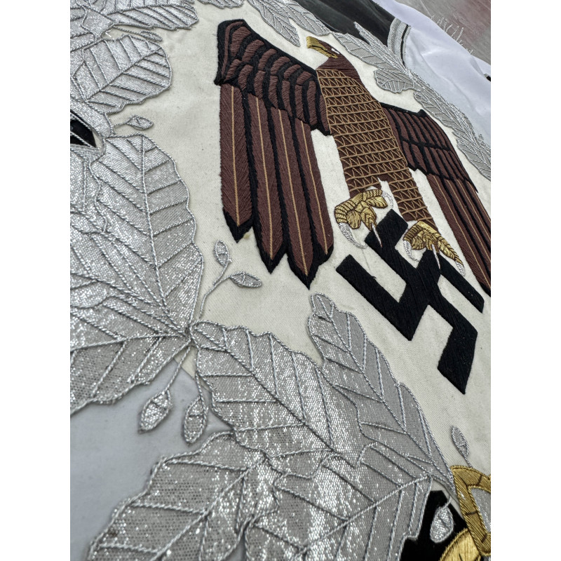 Handgestickte Flagge - Truppenfahne Wehrmacht 1936-1945
