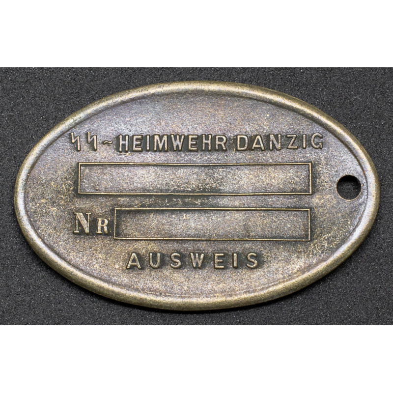 Piastrina di Riconoscimento - SS Heimwehr Danzig