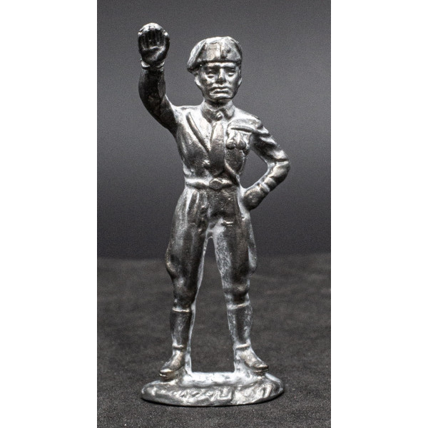 Statuette of Mussolini doing the Roman Salute