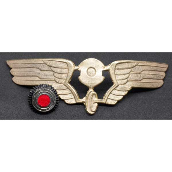 Deutsche Reichsbahn Cap Badge (Gold)