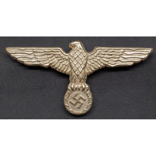 Kriegsmarine Afrikakorps Tropical Pith Helmet Eagle (Gold)