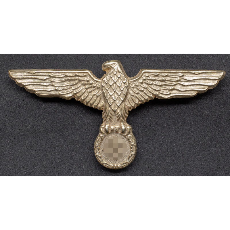 Kriegsmarine Afrikakorps Tropical Pith Helmet Eagle (Gold)