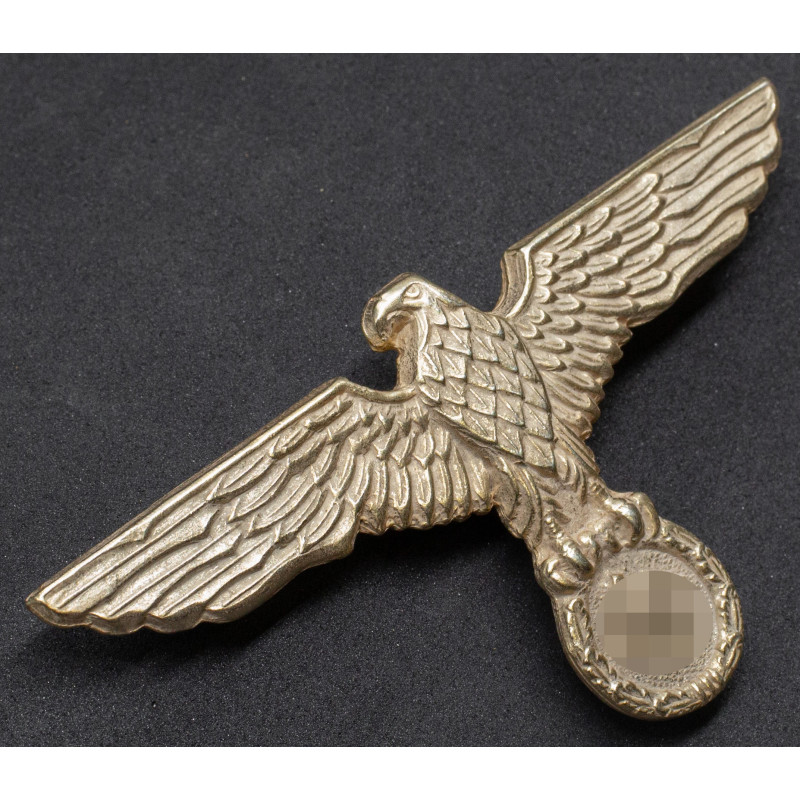 Kriegsmarine Afrikakorps Tropical Pith Helmet Eagle (Gold)