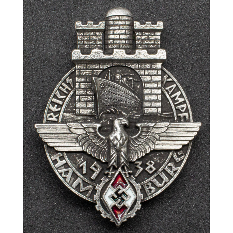 Distintivo della HJ - Reichskampf Amburgo 1938