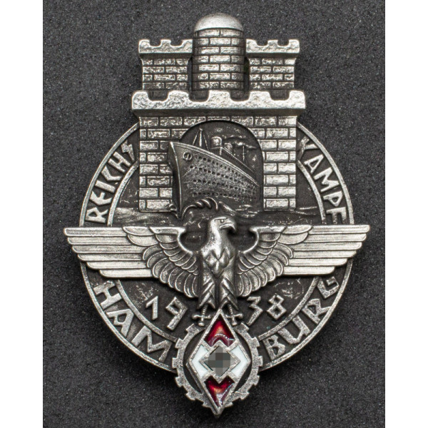 Distintivo della HJ - Reichskampf Amburgo 1938