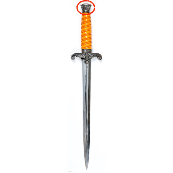 Pomello per Daga da Ufficiale dell'esercito (Heer) 2