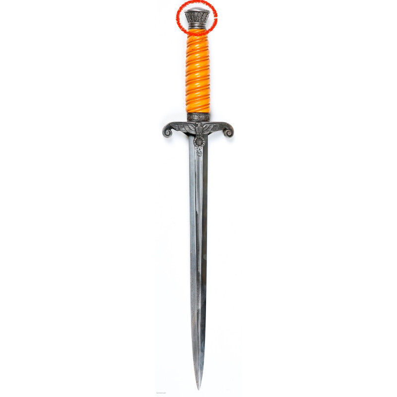 Pomello per Daga da Ufficiale dell'esercito (Heer)