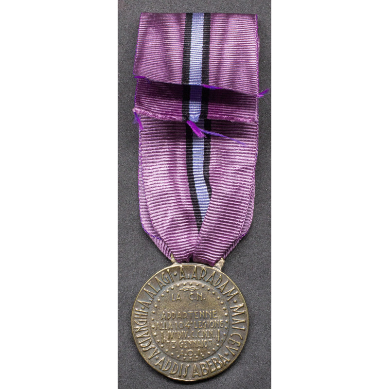 Kolonialmedaille der 104. Legion, IV. Div. CC.NN.
