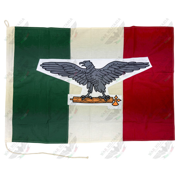 Bandiera - Repubblica Sociale Italiana RSI (Cotone con Aquila Patch)