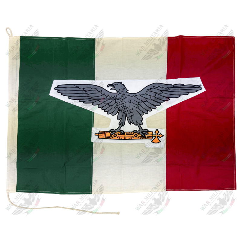 Bandiera - Repubblica Sociale Italiana RSI (Cotone con Aquila Patch)