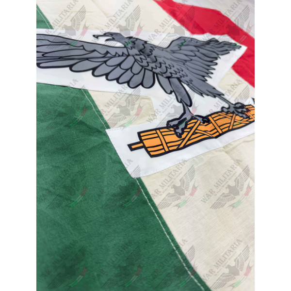 Flag - Italian Social Republic RSI (Cotton with Patch Eagle)
