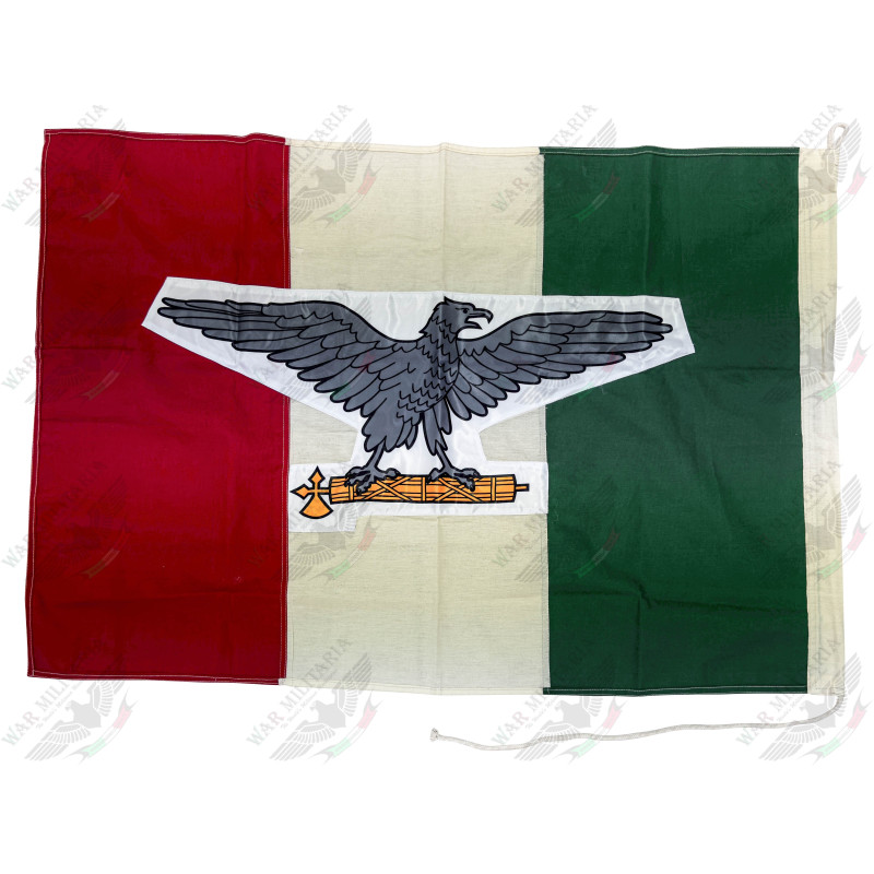 Bandiera - Repubblica Sociale Italiana RSI (Cotone con Aquila Patch)