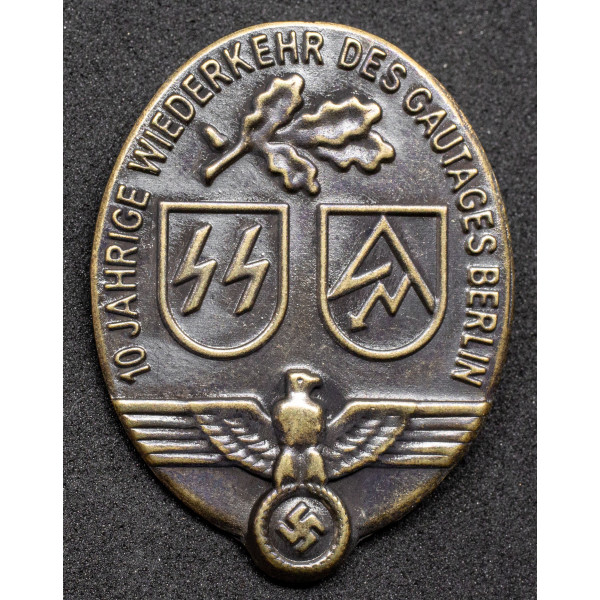 SS/SA Gautages Berlin Jubiläumsabzeichen