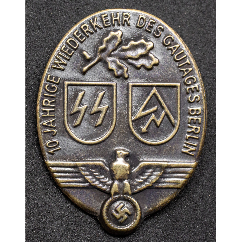 SS/SA Gautages Berlin Jubiläumsabzeichen
