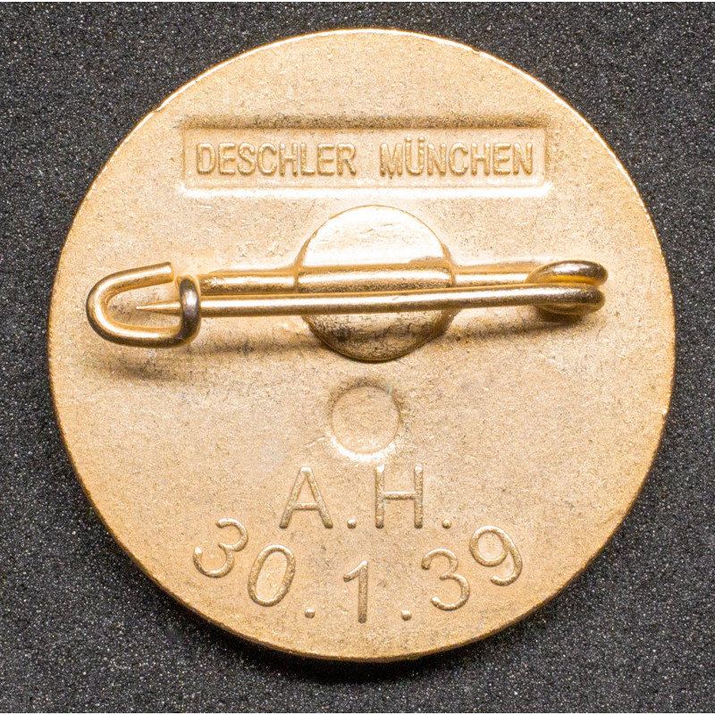 Badge Goldenes Parteiabzeichen (Deschler München)