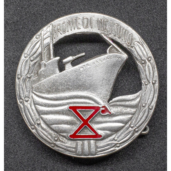 Distintivo del Btg. Barbarigo della Xª Flottiglia MAS (Fronte di Nettuno)