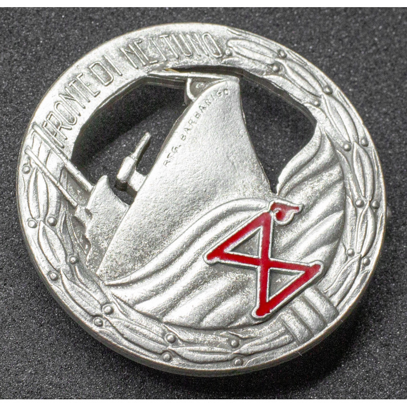 Badge of the Barbarigo Battalion of the Xª Flottiglia MAS (Neptune Front)