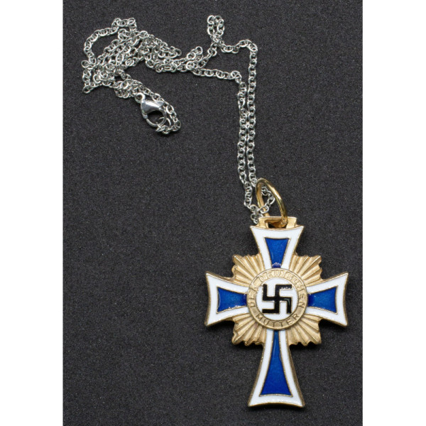 Halskette - Ehrenkreuz der Deutschen Mutter (Anhänger + Halskette)