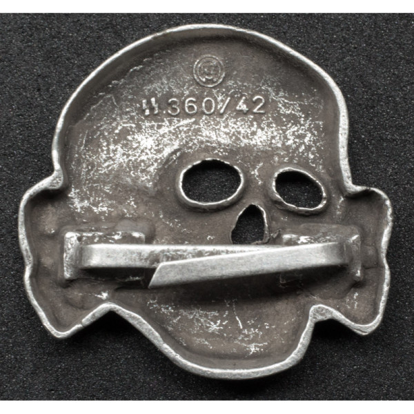 Teschio Waffen-SS Totenkopf da Cappello (Schirmmütze)
