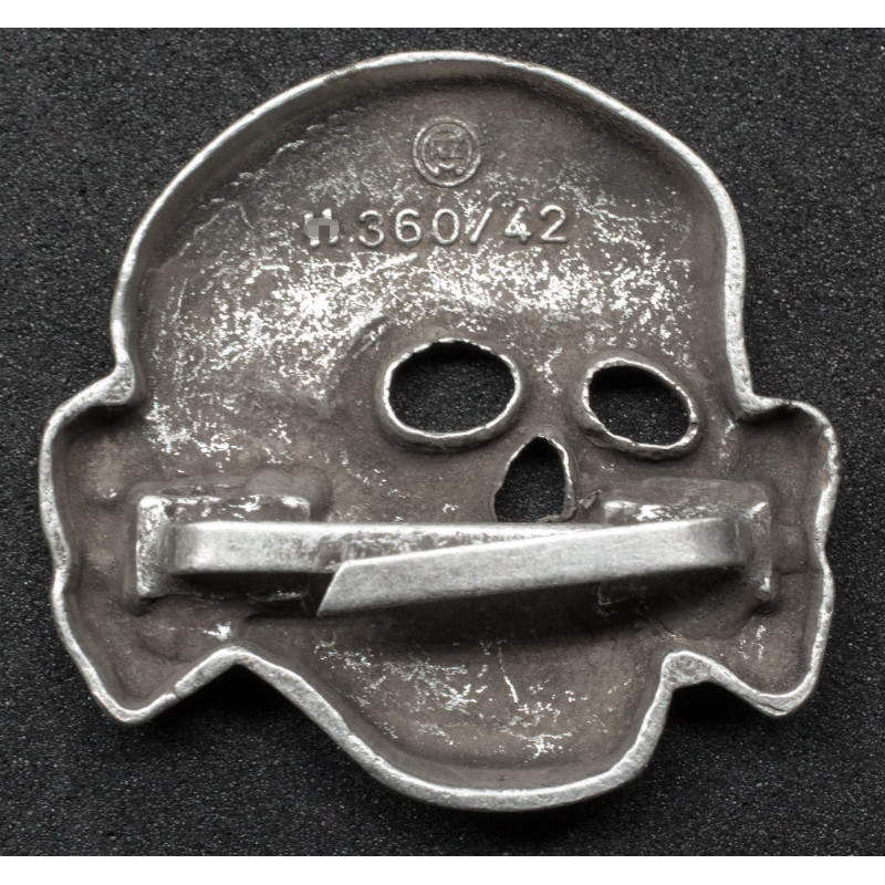 Waffen-SS Totenkopf für die Schirmmütze