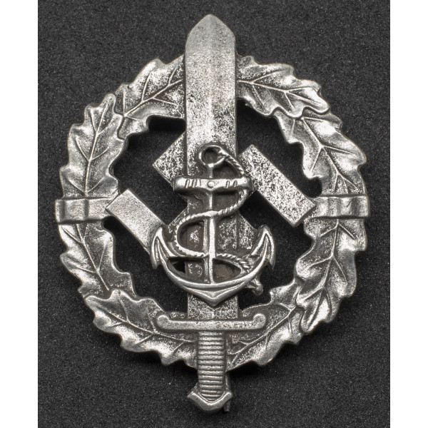SA Naval Sports Badge in Silver