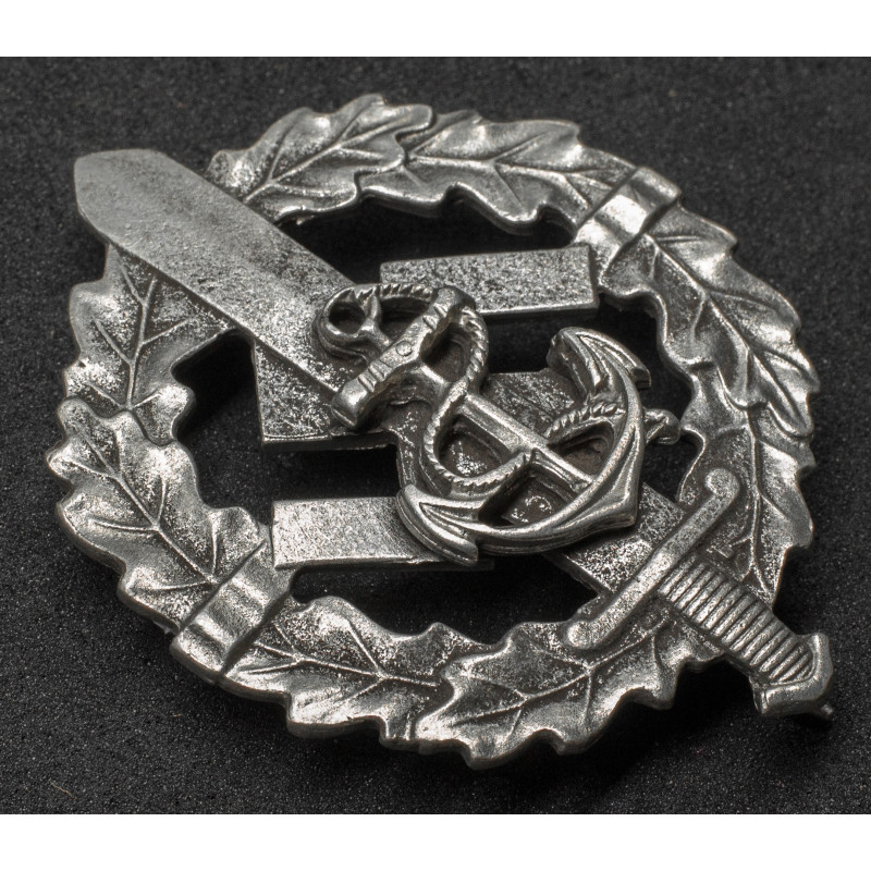 SA Naval Sports Badge in Silver