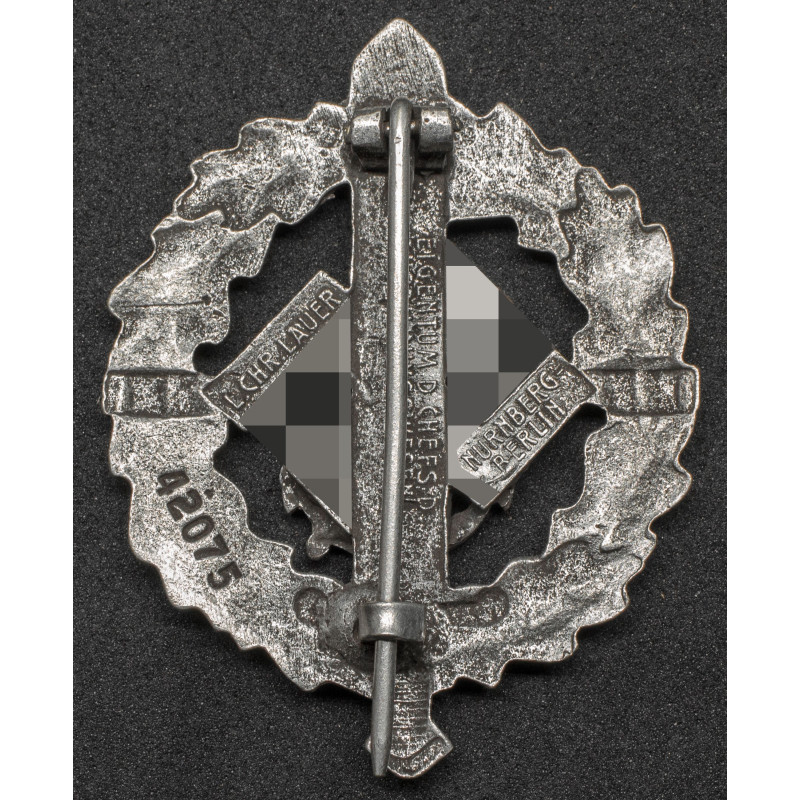 Distintivo Sportivo Navale delle SA in Argento