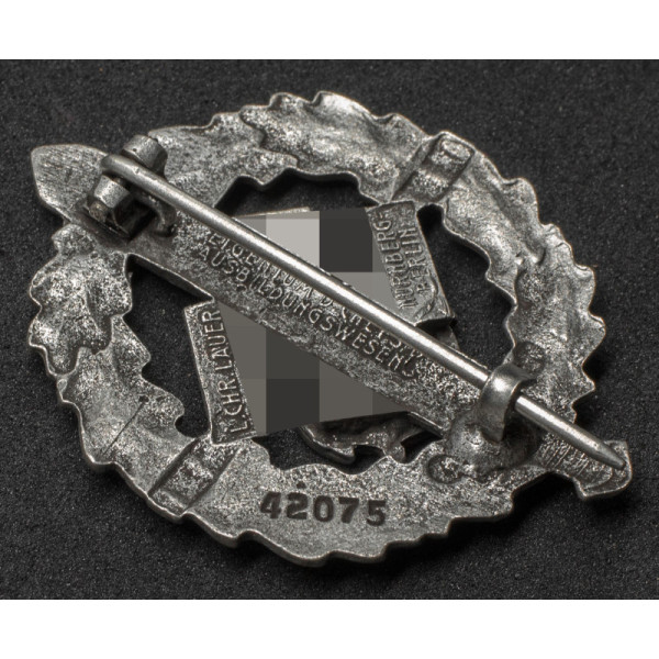 Distintivo Sportivo Navale delle SA in Argento