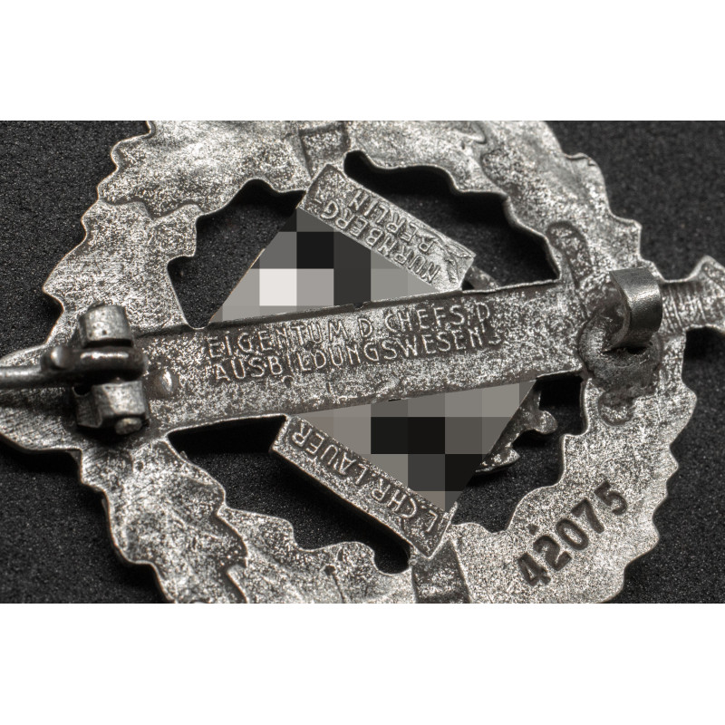 SA Naval Sports Badge in Silver