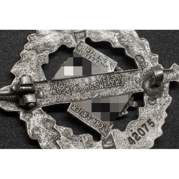 Distintivo Sportivo Navale delle SA in Argento