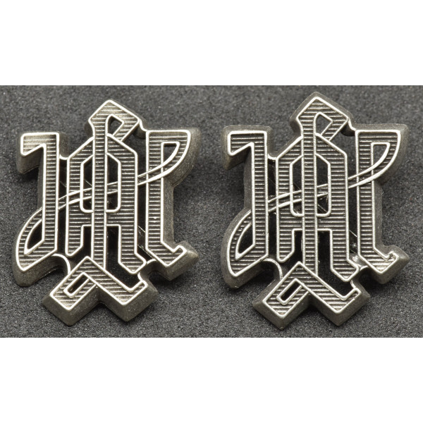 Distintivi per spalline - 1. SS-Panzer-Division "Leibstandarte SS Adolf Hitler" (Argento)