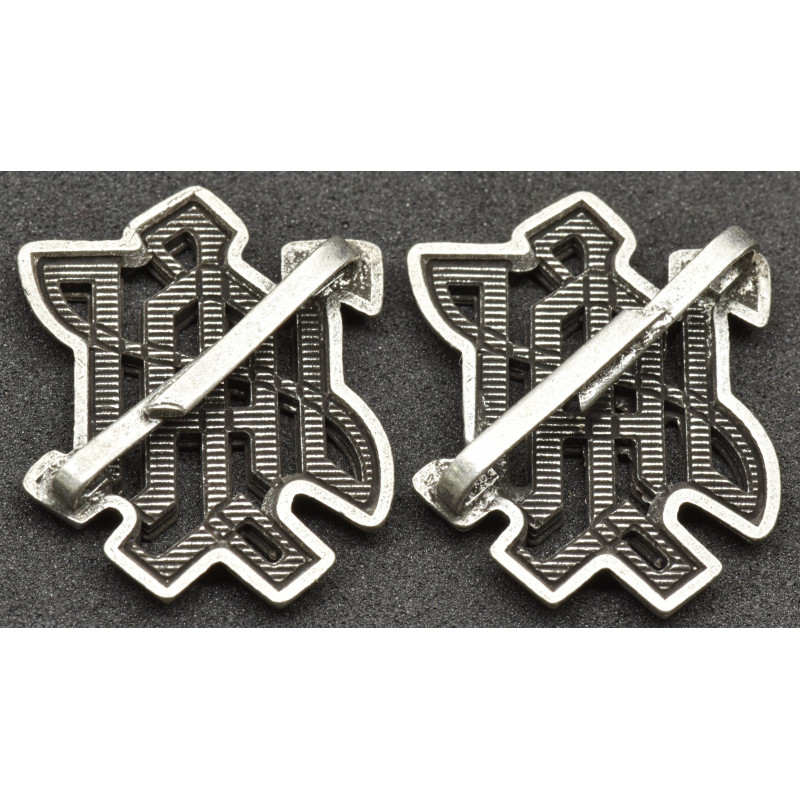 Distintivi per spalline - 1. SS-Panzer-Division "Leibstandarte SS Adolf Hitler" (Argento)