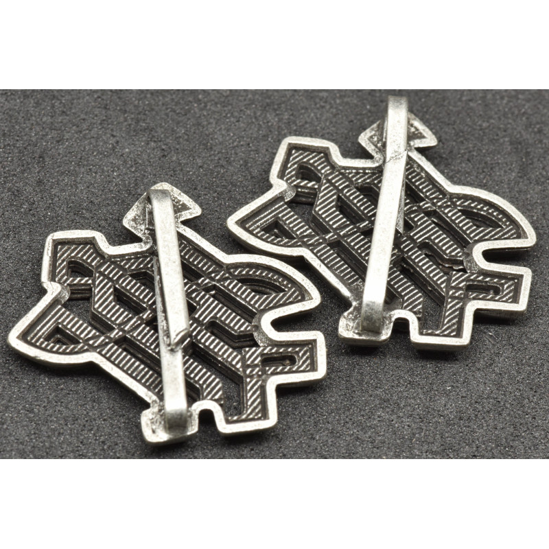 Schulterklappenabzeichen - 1. SS-Panzer-Division "Leibstandarte SS Adolf Hitler" (Silber)
