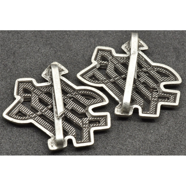 Distintivi per spalline - 1. SS-Panzer-Division "Leibstandarte SS Adolf Hitler" (Argento)