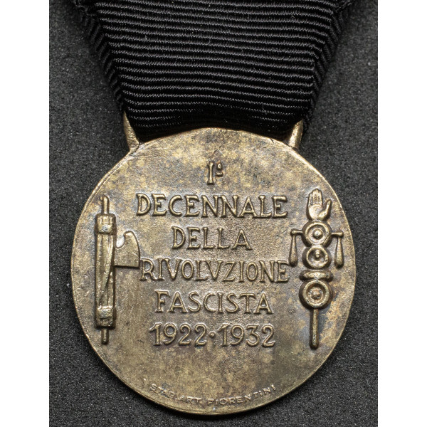 Medaglia 1º Decennale della Rivoluzione Fascista 1922-1932 2