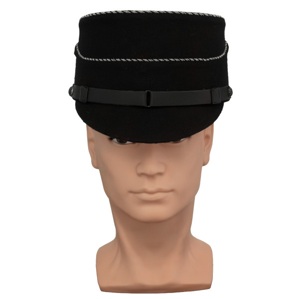 Schwarze Schaftmütze