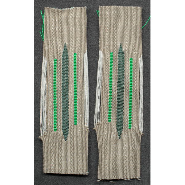 BeVo "Litzen" Collar Tabs - Generic (Green)