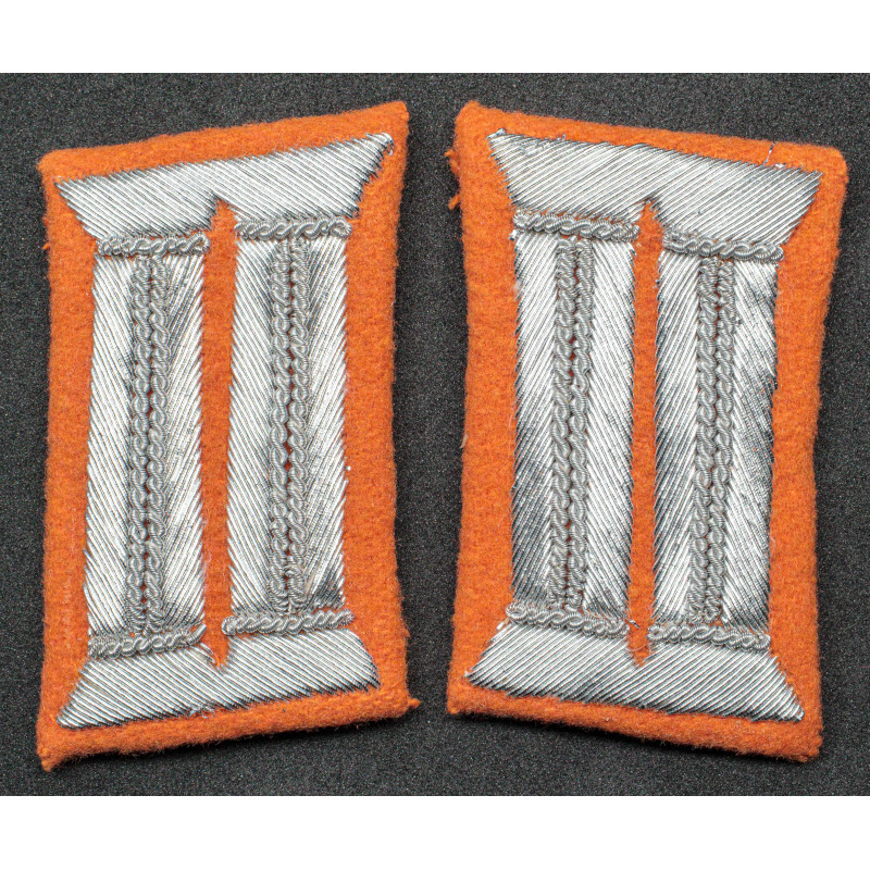 Collar Tabs - Feldgendarmerie (Orange)