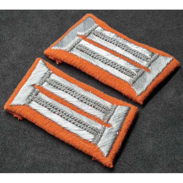 Collar Tabs - Feldgendarmerie (Orange)
