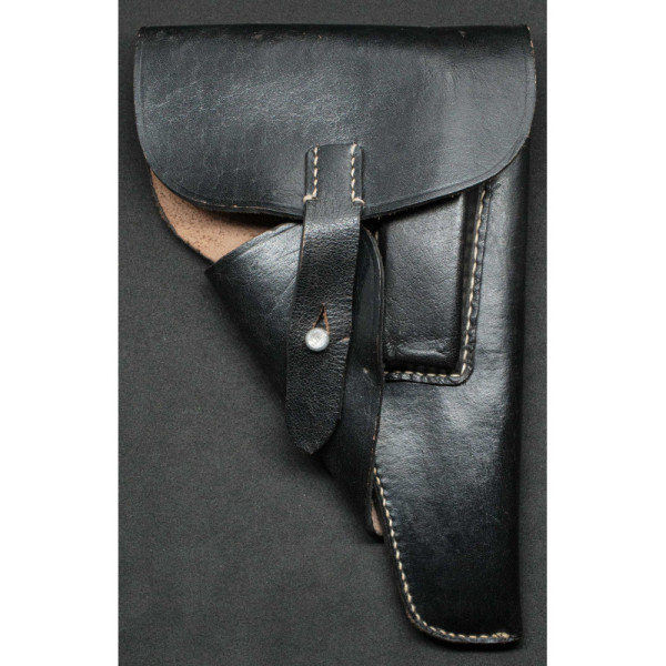 Fondina P38 Walther – Soft Shell in pelle nera